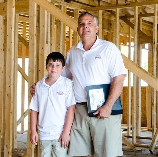 Eddie & Dawson Yandle overseeing new construction